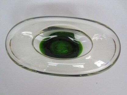 Attractive vintage mid-century modern cased art glass bowl or bud vase - Image 5