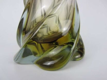 Murano Twisted Poli Seguso pinky brown 1960s art glass vase - Image 8