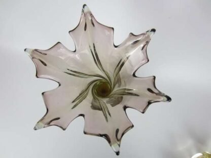 Murano Twisted Poli Seguso pinky brown 1960s art glass vase - Image 11