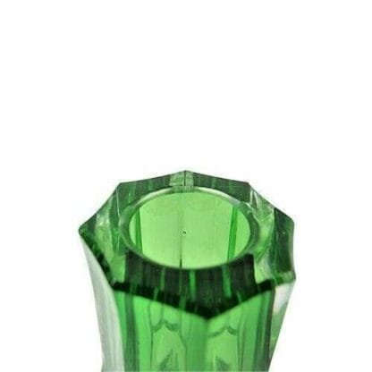 Antonín Drobník designer Vase for ZBS Green lens cut 1976 STUNNING Very rare - Image 6