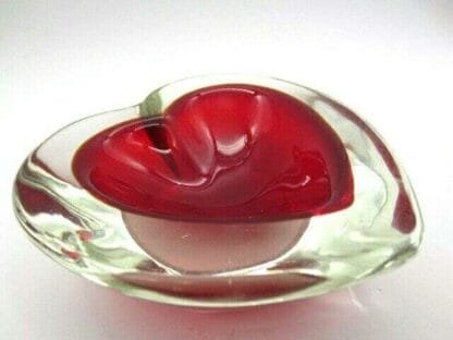 PLAYING CARD Suit bowls Poker Bridge 60's RARE Murano set of 4 art glass bowls - Image 8