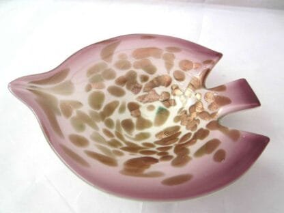 FANTASTIC ADVENTURINE MURANO ART GLASS BOWL AVeM 1950's