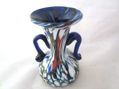 Fratelli Toso mini neo classical Millefiori urn bud vase Murano art glass RARE - Image 4