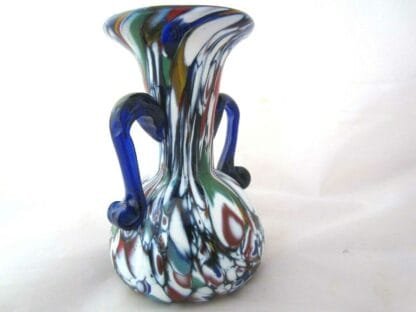 Fratelli Toso mini neo classical Millefiori urn bud vase Murano art glass RARE - Image 6