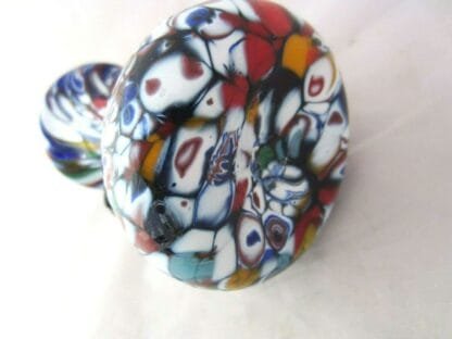 Fratelli Toso mini neo classical Millefiori urn bud vase Murano art glass RARE - Image 9