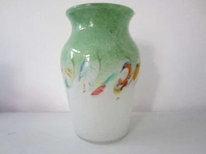 Vsart Monart Moncrieff Scotland art deco glass vase - Image 3