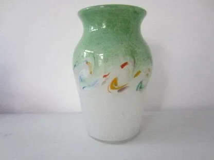 Vsart Monart Moncrieff Scotland art deco glass vase